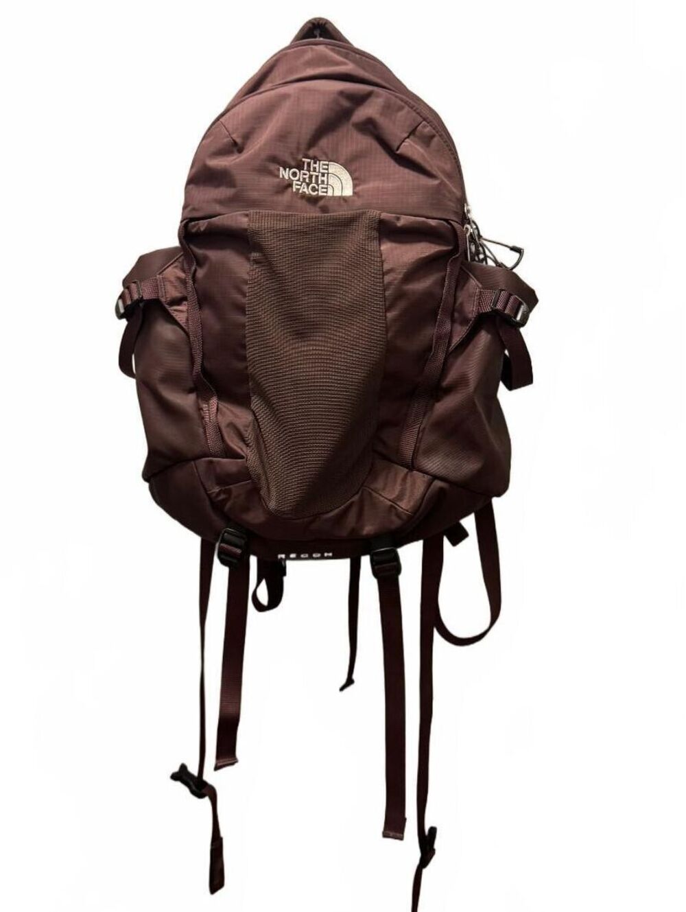 The North Face Recon Backpack Burgundy Plum Laptop Hiking Travel Bag One Size